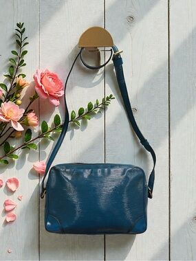Louis Vuitton Deep Teal Epi Leather Crossbody Bag